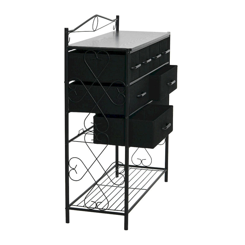 Organisateur de Rangement de Table pour Commode Articles Ménagers Essentiels