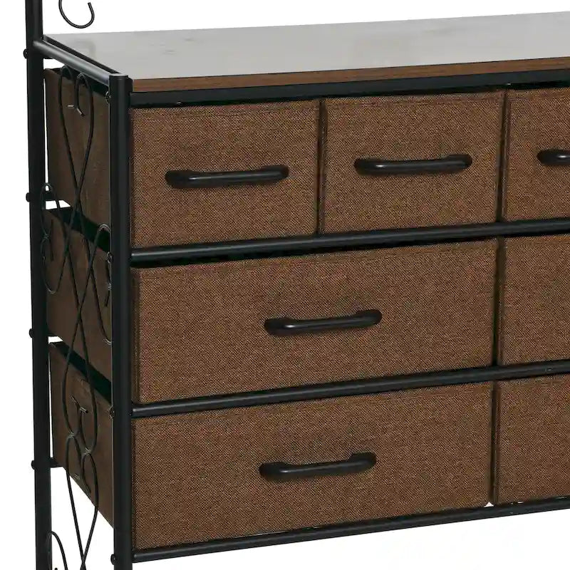 Organisateur de Rangement de Table pour Commode Articles Ménagers Essentiels