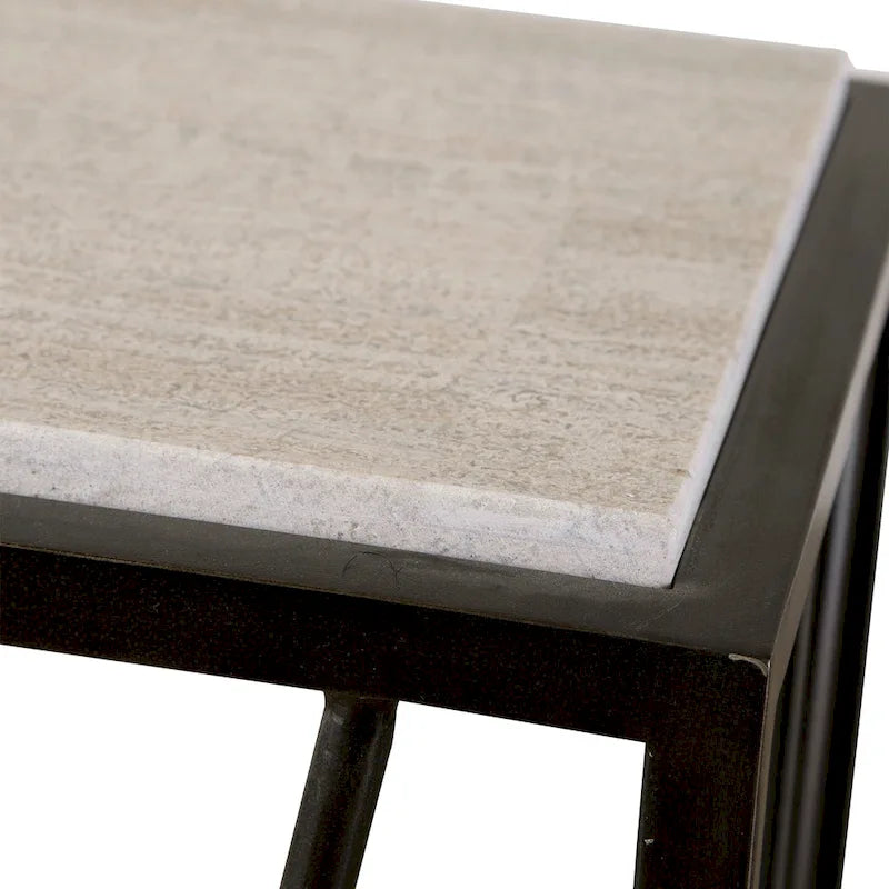 Console en travertin Uttermost Reed