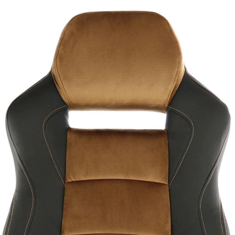 Fauteuil de bureau en similicuir réglable à dossier haut