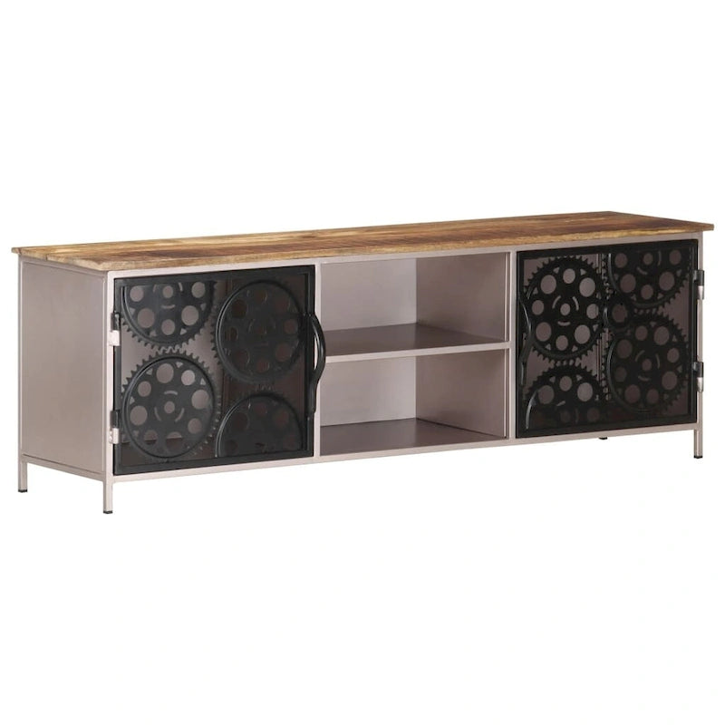 Meuble TV en bois de manguier brut