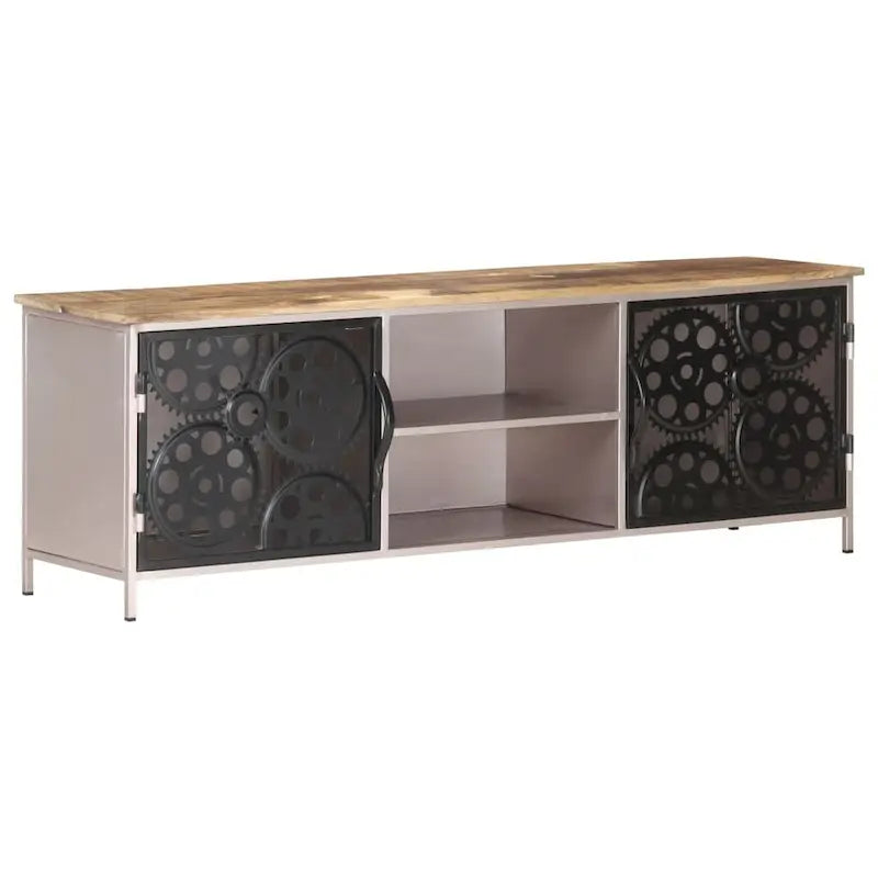 Meuble TV en bois de manguier brut