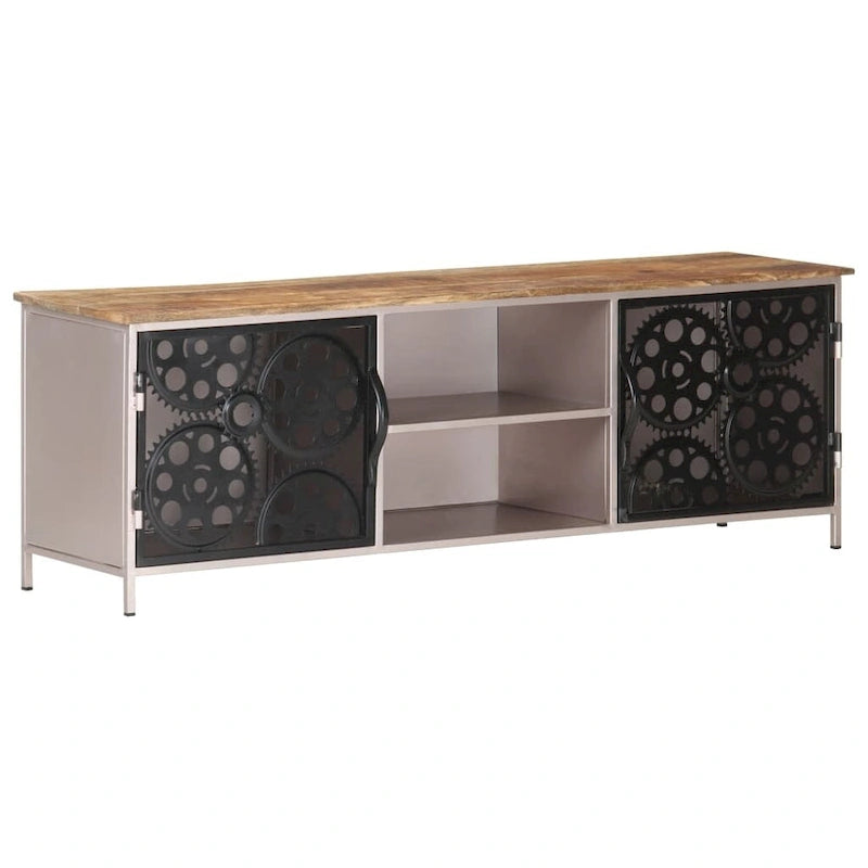 Meuble TV en bois de manguier brut