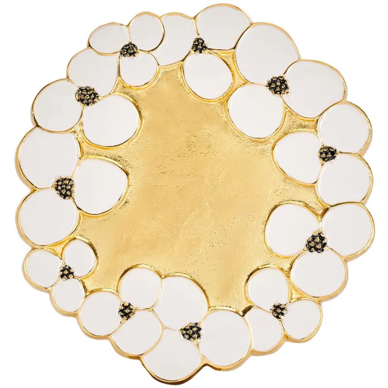Table d'appoint florale