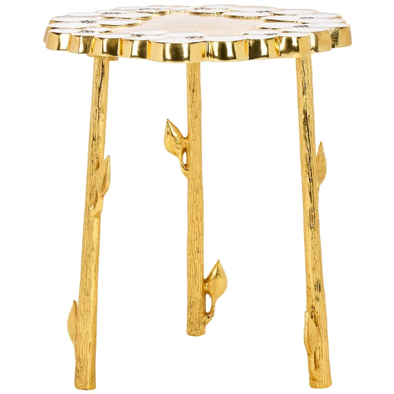 Table d'appoint florale