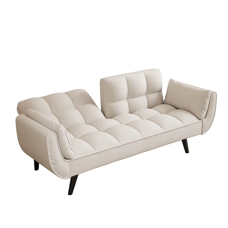 Canapé Futon Convertible Pliant Inclinable Chaise Longue