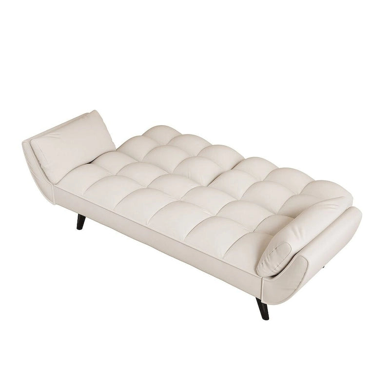 Canapé Futon Convertible Pliant Inclinable Chaise Longue