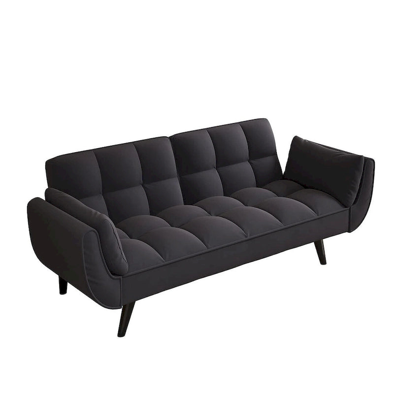 Canapé Futon Convertible Pliant Inclinable Chaise Longue