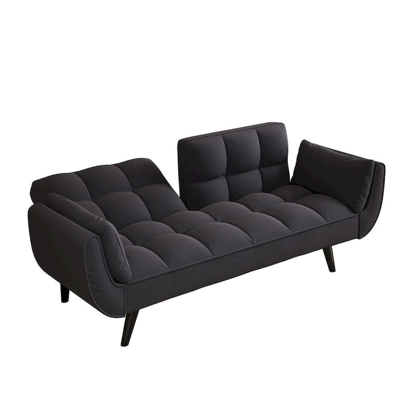 Canapé Futon Convertible Pliant Inclinable Chaise Longue