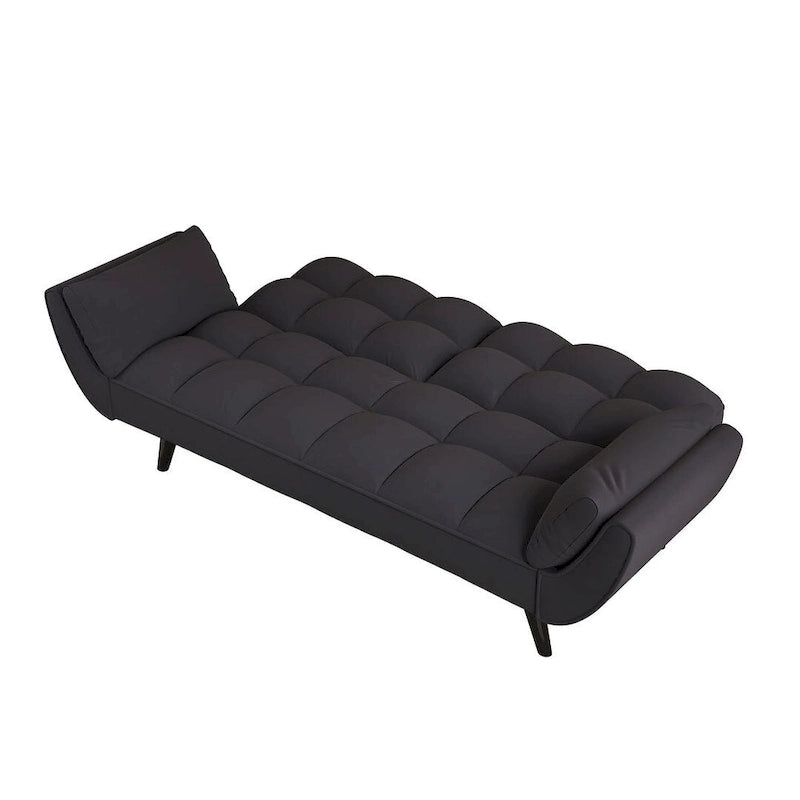 Canapé Futon Convertible Pliant Inclinable Chaise Longue