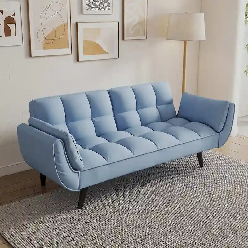 Canapé Futon Convertible Pliant Inclinable Chaise Longue