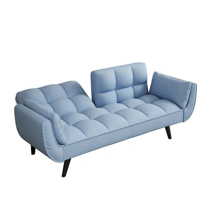 Canapé Futon Convertible Pliant Inclinable Chaise Longue