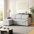 Canapé convertible sectionnel en tissu