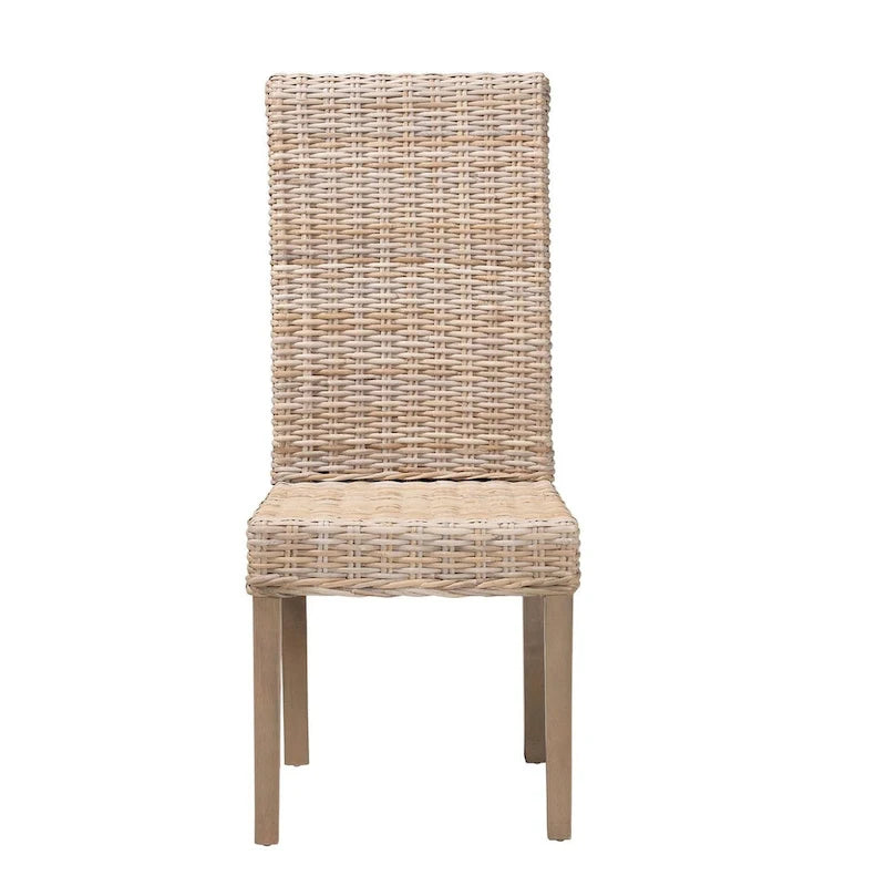 Chaise de salle à manger en bois de manguier
